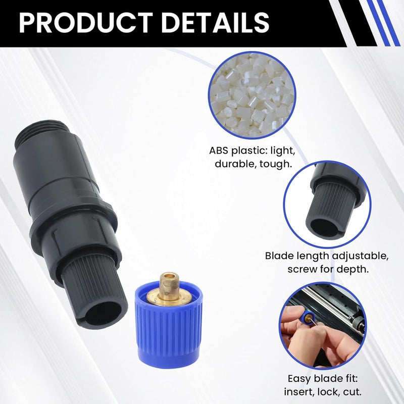 TUONAI CB09 CB09U Blade Holder for Graphtec Cutter Plotter, Compatible with 30° 45° 60° Blades for Desktop Plotters (Blade Holder Only, No Blades) - Image 3